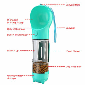 The All-in-One Dog Companion Bottle for Hydration, Feeding, and Cleanups (TODAY ONLY GET 30% OFF CODE DOG)