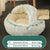 Dog Bed Round Plush Warm Bed House
