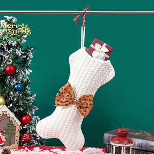 Dog Bone Furry Friend Xmas Stocking (Extra 10% Off Code WELCOME)