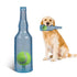 Durable Squeaky Dog Toy – Blue Bottle (Small)