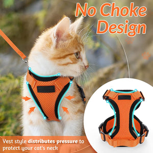 Cat Harness And Leash For Walking Good Quality