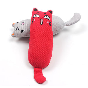 Cat Grinding Catnip Toys Funny Interactive Plush Cat