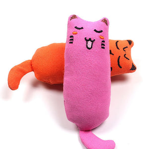 Cat Grinding Catnip Toys Funny Interactive Plush Cat