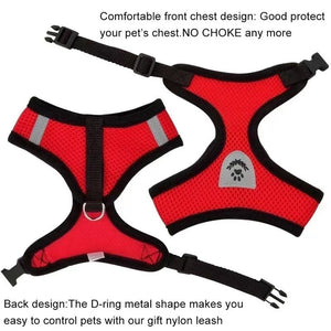 Cat Harness Adjustable Vest Walking Lead