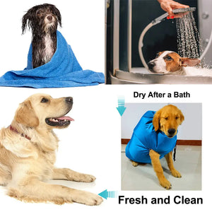 Painless Dog Dryer Coat (No More Dirty Dog Shake)