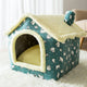 Breathable Warm Plush Pet Bed House