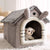 Breathable Warm Plush Pet Bed House