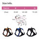 Adjustable Dog Harness Tag Vest Leash