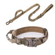 Durable Tactical Dog Collar Leash Set Military