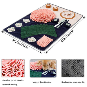 Snuffle Mat for Dogs Interactive Feed Game