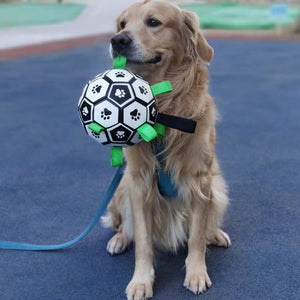 Interactive Dog Football Inflated Training Toy