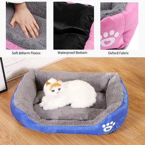 Large Dog Bed Warm Soft Pet Cushion Washable