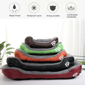 Large Dog Bed Warm Soft Pet Cushion Washable