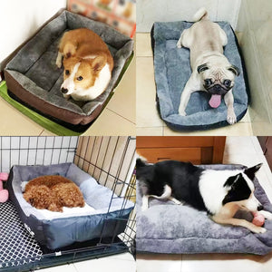 Large Dog Bed Warm Soft Pet Cushion Washable