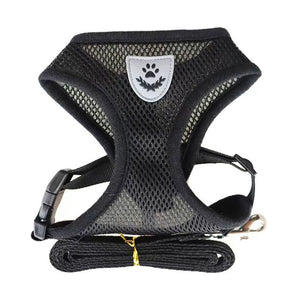 Cat Harness Adjustable Vest Walking Lead