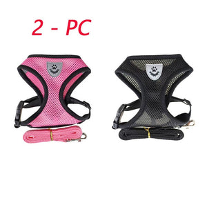 Cat Harness Adjustable Vest Walking Lead