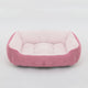 Bed For Dog Cat Pet Square Plush Kennel