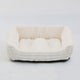 Bed For Dog Cat Pet Square Plush Kennel